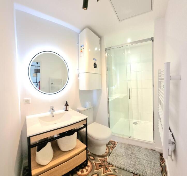 Grand Studio Avec Terrasse - Gare - Metro - Wifi Toulouse Dış mekan fotoğraf